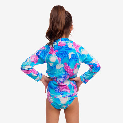 Girl's Zippy Rashie & Brief | Cloud Street