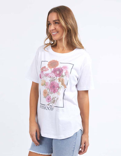 In Bloom Tee | White