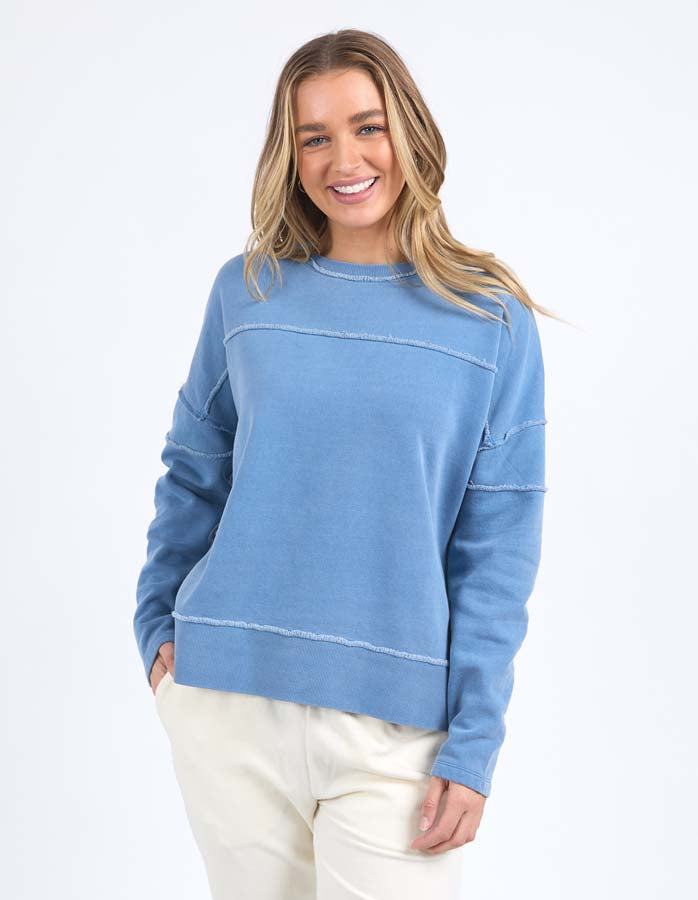 Jayne Throw On Fleece | Blue