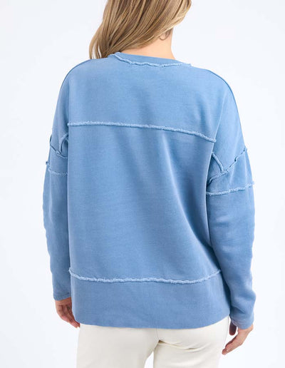 Jayne Throw On Fleece | Blue