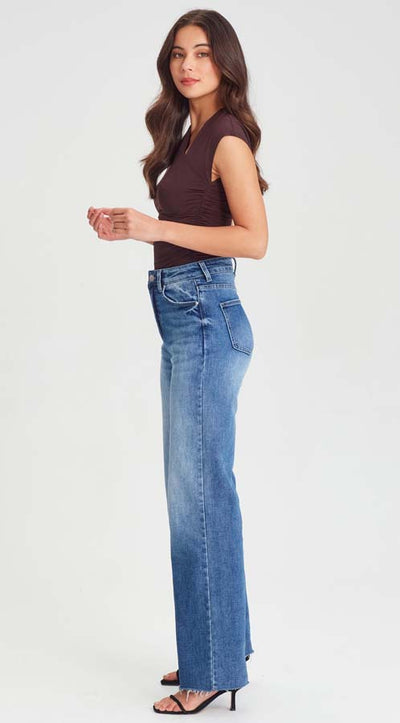 Alanis | Wide Leg Jean Denim Blue