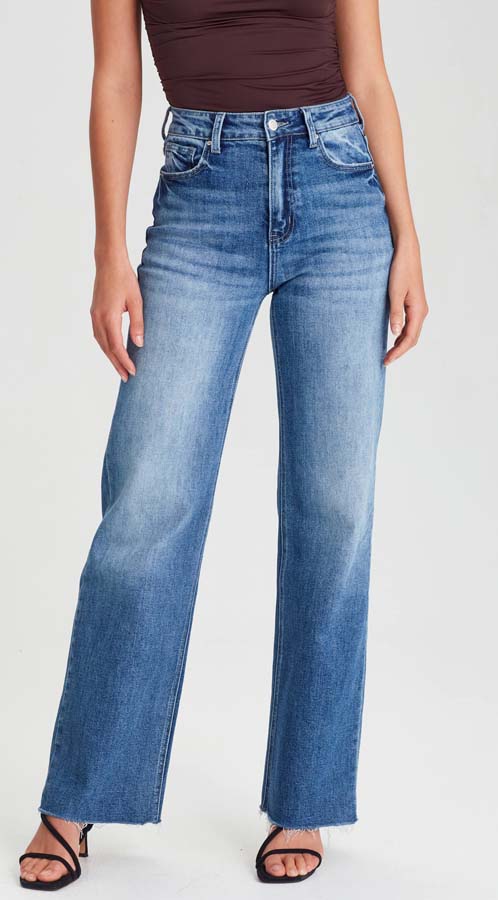 Alanis | Wide Leg Jean Denim Blue