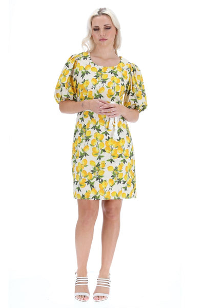 Amelie Mini Dress | Lemon