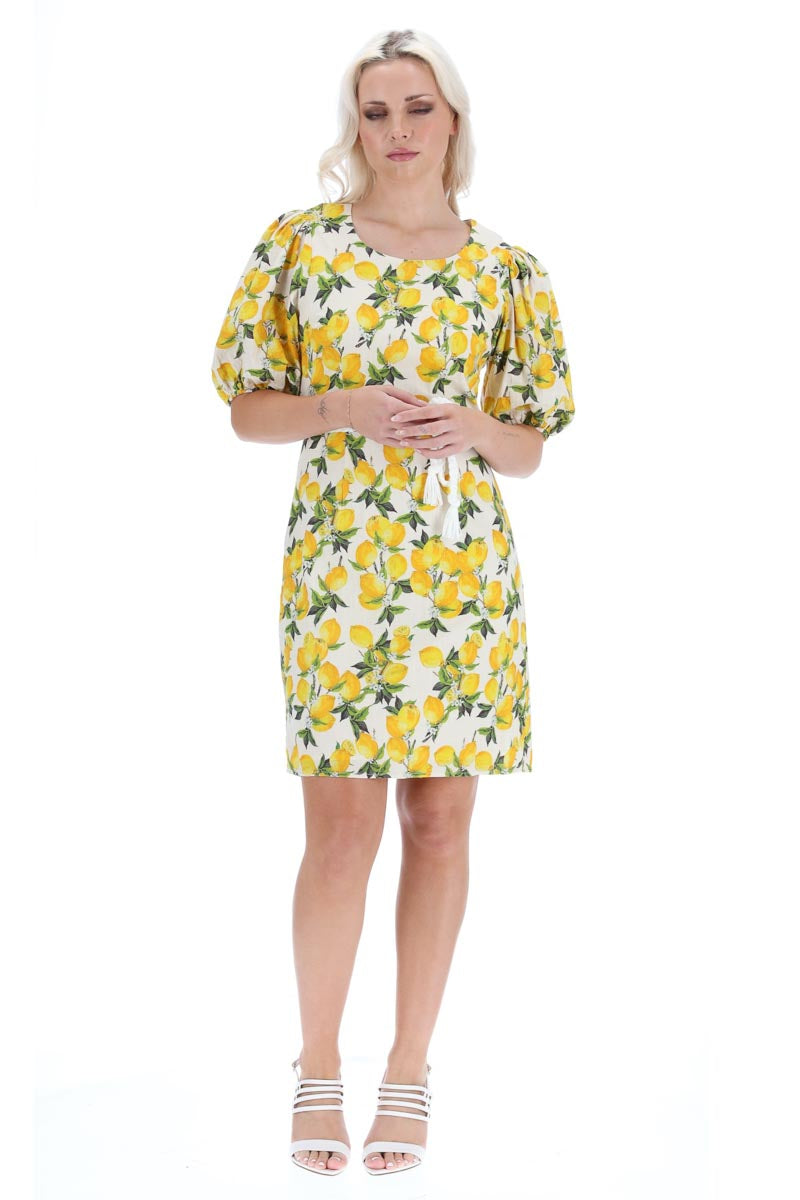 Amelie Mini Dress | Lemon