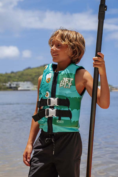 Cause Boys FE Youth Eco Vest | Monster Green