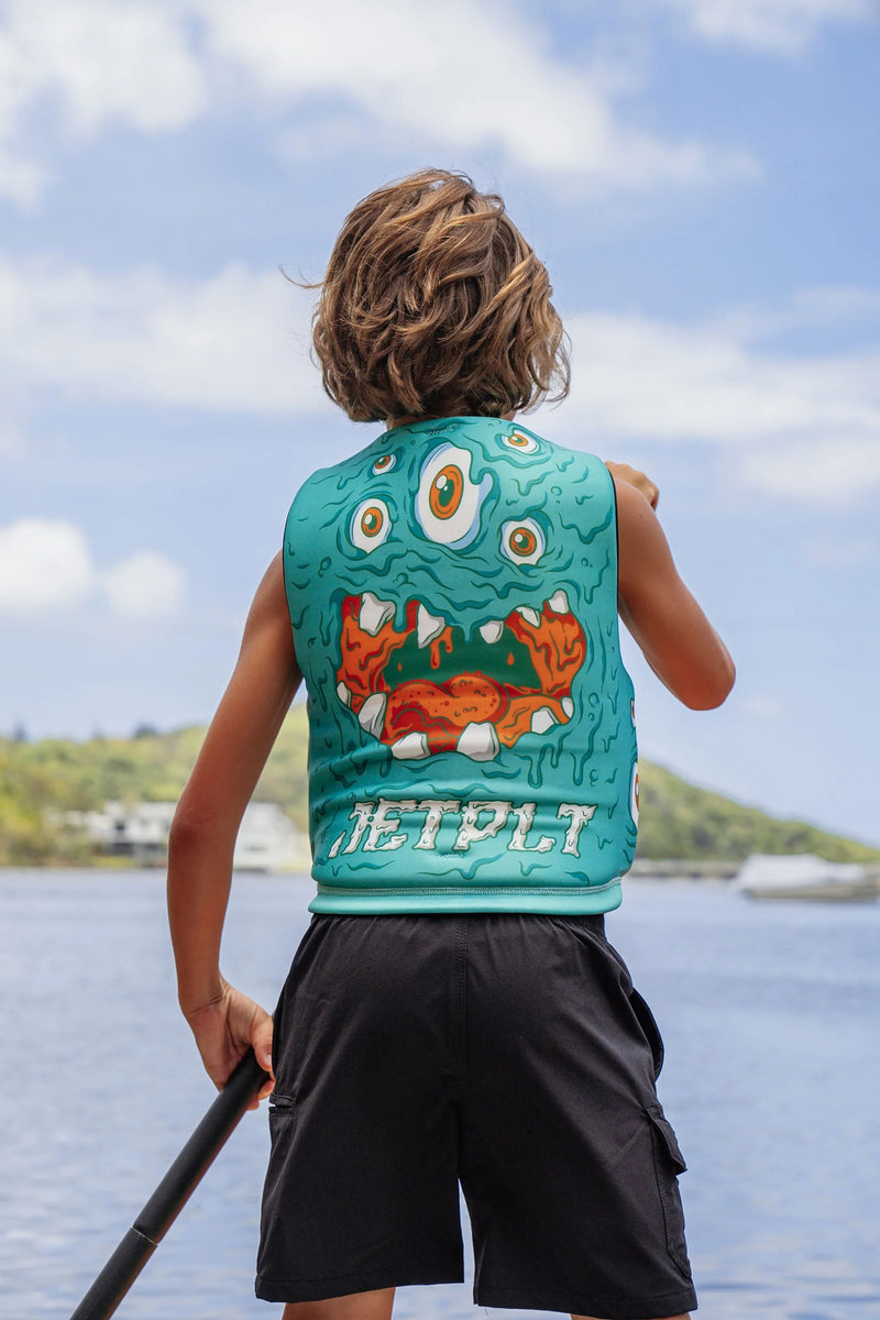 Cause Boys FE Youth Eco Vest | Monster Green