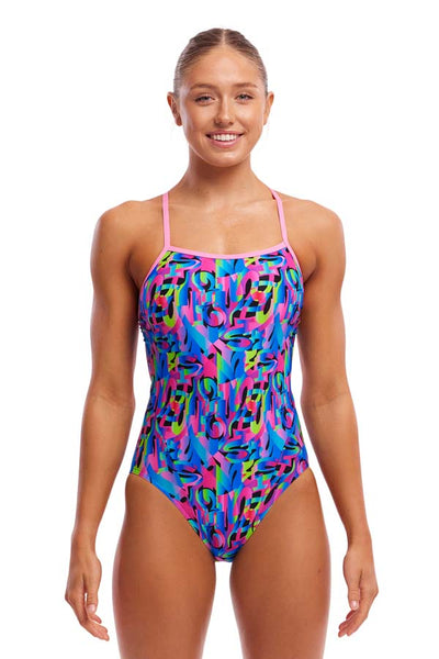 Ladies Single Strap One Piece | Funk and Blues