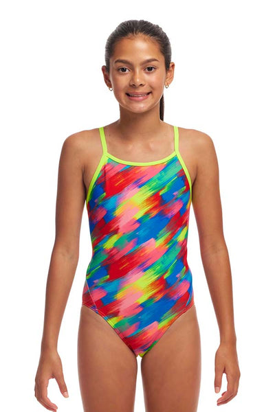 Girl's Diamond Back One Piece | Stroked