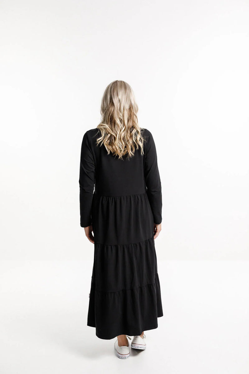 Long Sleeve Kendall Dress | Black