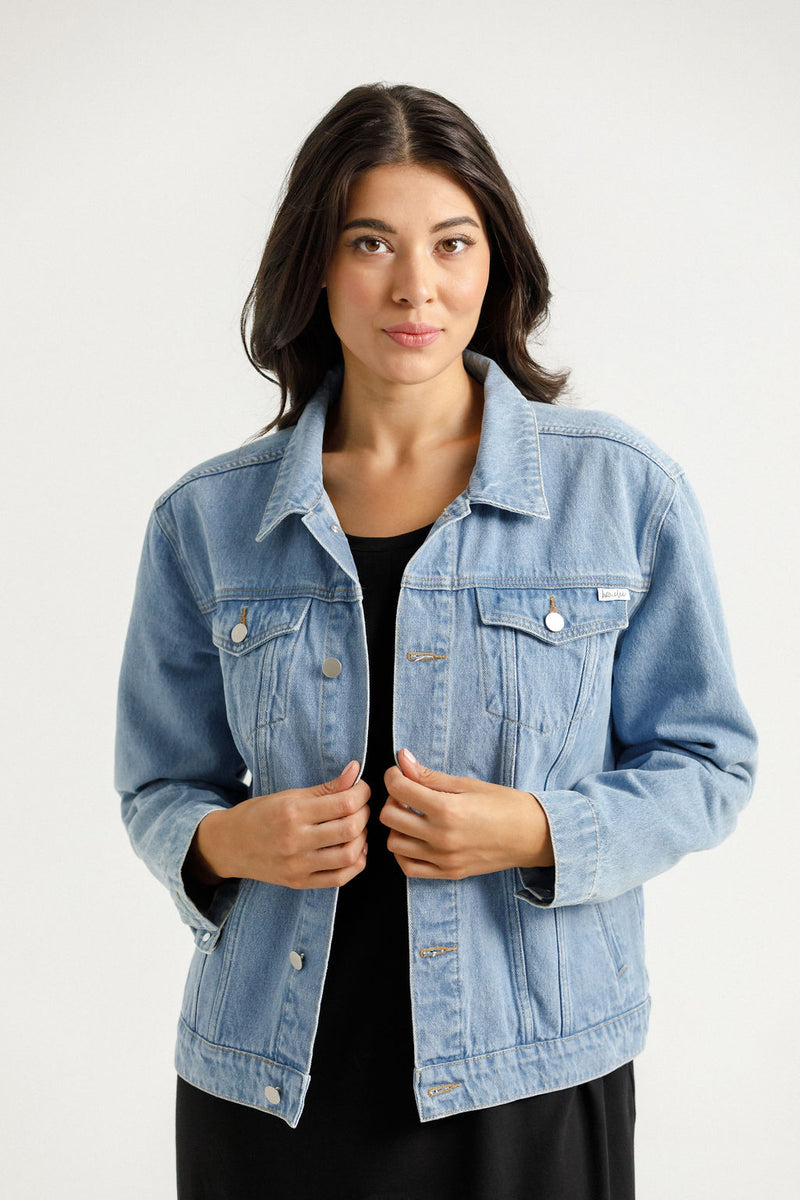 Olly Jacket | Stonewash Denim