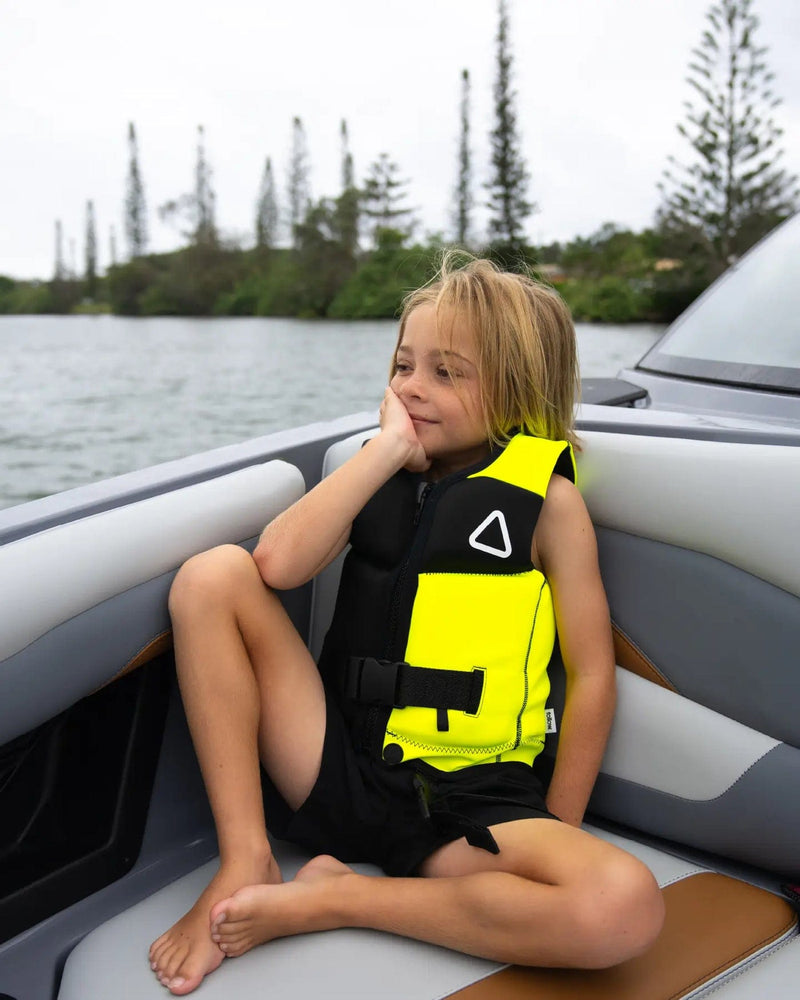 Corp JR Neoprene Life Vest | Fluro Yellow/Black