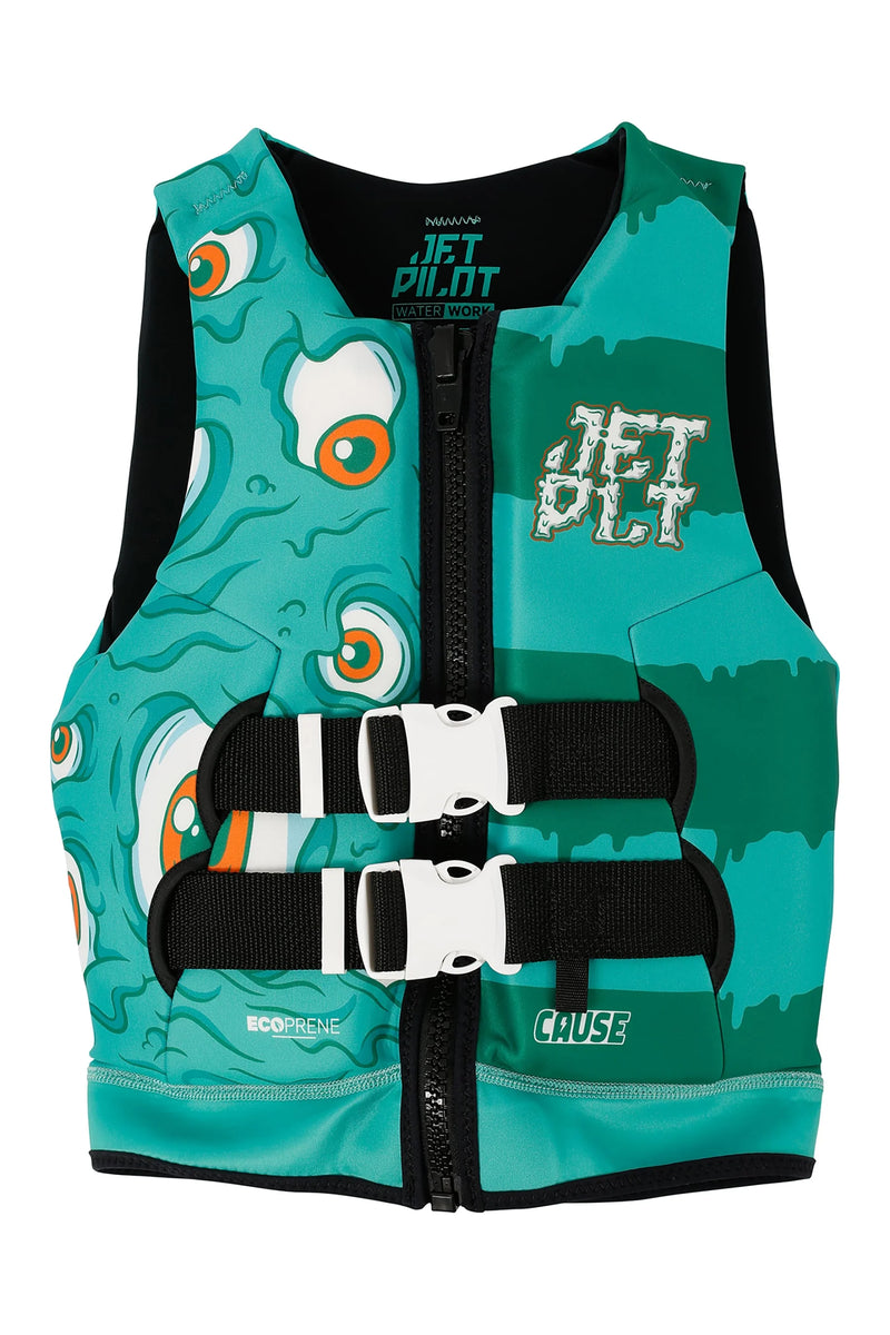 Cause Boys FE Youth Eco Vest | Monster Green