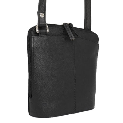 Paris Leather Handbag | Black