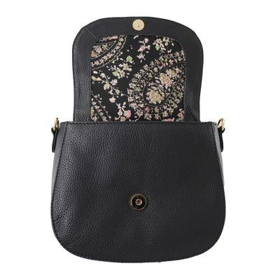 1027 Leather Crossbody Bag | Black