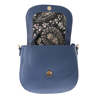 1027 Leather Crossbody Bag | Navy