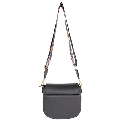 1027 Leather Crossbody Bag | Black