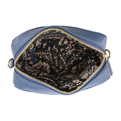 1028 Leather Crossbody Bag | Navy